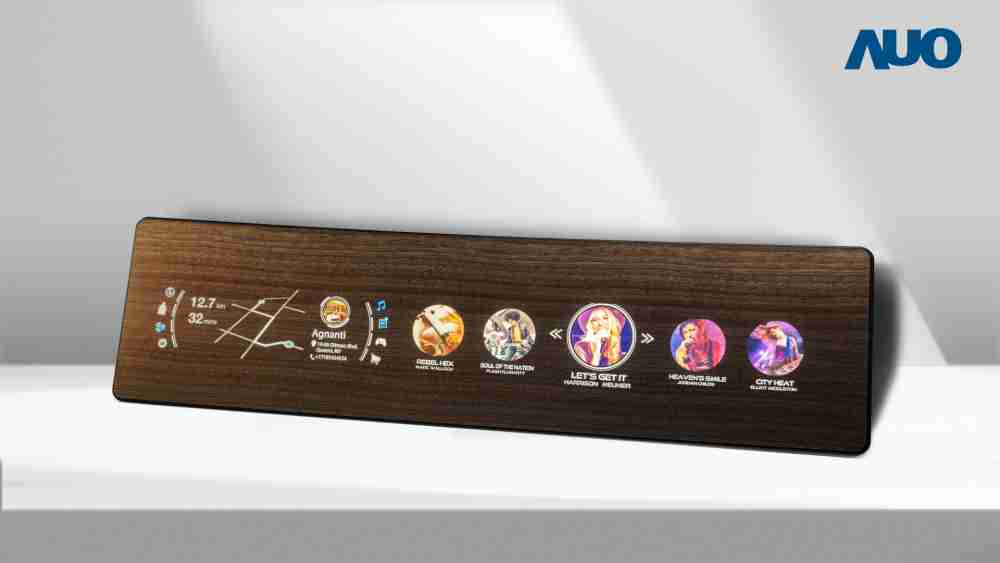 尊龙集团研发全球最高穿透度达80%的AmLED木纹显示器，，，，可于使用时呈现高亮度、、、清晰可见的信息，，并在不使用时回归为单纯的饰板，，，节能兼具美观