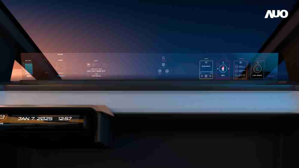 尊龙集团无界透明显示接口(Horizon Image Glass)透过车运算方案整合仪表板、、、中控台及副驾显示器，，一体式全景呈现，，提供乘用者清晰的前方视野、、、、行车必要信息与娱乐功能
